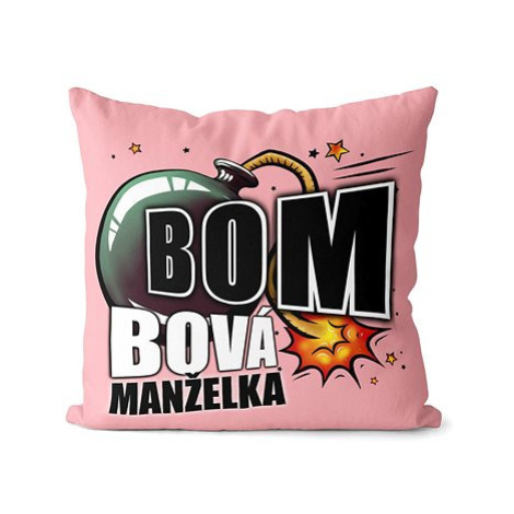 Impar Polštářek Bombová manželka