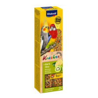 Vitakraft Bird Kräcker Kiwi a citrus závěsná tyčinka pro australské papoušky 2 ks