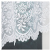 Dekorační oblouková krátká záclona na žabky KAROLINA 120 bílá 300x120 cm MyBestHome
