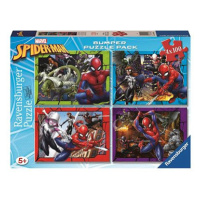 Ravensburger 120010760 Marvel: Spider-Man 4x100 dílků