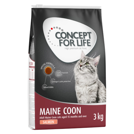 Concept for Life Maine Coon Adult Salmon – receptura bez obilovin! - 3 x 3 kg