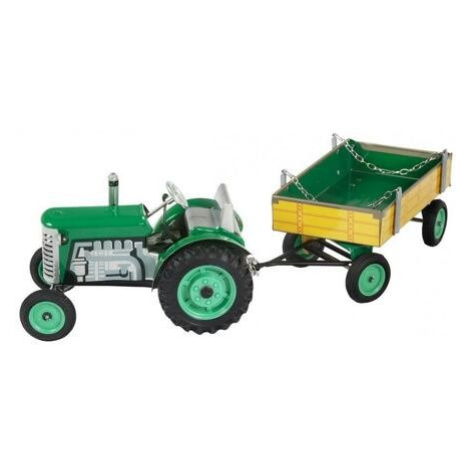 Kovap Traktor a valník (plastová kola) varianta zelený