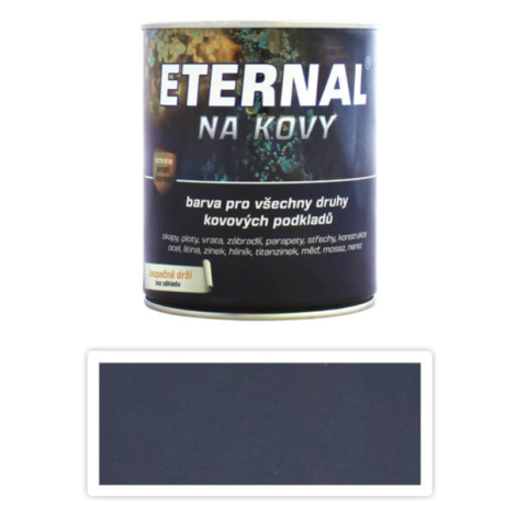 ETERNAL Na kovy - antikorozní barva na kov 0.35 l Kovářská tmavě šedá 454