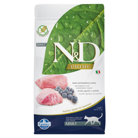 N&D Adult s jehněčím masem a borůvkami bez obilovin 1,5 kg
