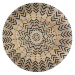 DekorStyle Kulatý jutový dekorativní koberec 120 cm I