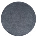 Vopi koberce Kusový koberec Apollo Soft antra kruh - 400x400 (průměr) kruh cm