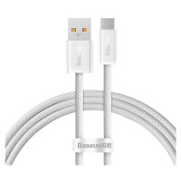 Kabel USB na USB-C Baseus řady Dynamic, 100 W, 1 m (bílý)