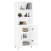 vidaXL Skříň highboard bílá 69,5 x 34 x 180 cm kompozitní dřevo