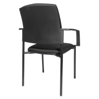 Topstar Čalouněná stohovací židle, podstavec se čtyřmi nohami, bal.j. 2 ks, podstavec černý, čal