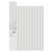GRUND Sprchový závěs VERTICAL bílo-šedá 180x200 cm