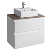 AQUALINE ALTAIR sestava koupelnového nábytku, š. 67,6 cm, bílá/dub emporio AI270-01