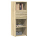 vidaXL Skříň highboard dub sonoma 45 x 42,5 x 124 cm kompozitní dřevo