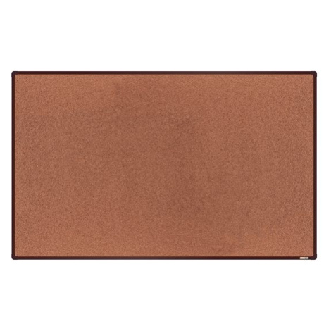 boardOK Korková tabule s hliníkovým rámem 200 × 120 cm, hnědý rám