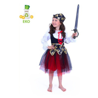 Dětský kostým Pirátka (S) EKO