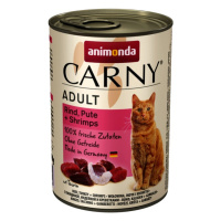 Animonda Cat Carny Adult, hovězí, krůta a krevety 400 g (83724)