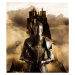 Ilustrace Person in armor guarding castle, Colin Anderson Productions pty ltd, 35 × 40 cm