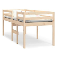 SHUMEE patrová postel 90 × 200 cm, masivní borové dřevo