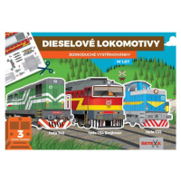 Dieselové lokomotivy - Jednoduché vystřihovánky