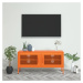 vidaXL TV skříňka oranžová 105 x 35 x 50 cm ocel