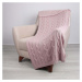 Růžový bavlněný přehoz Homemania Decor Couture, 130 x 170 cm