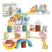 GREEN Wooden Animals Stack Puzzle FSC