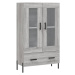 vidaXL Skříň highboard šedá sonoma 69,5 x 31 x 115 cm kompozitní dřevo