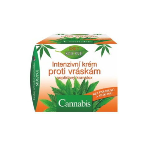 Bione Cosmetics Bio Cannabis intenzivní krém proti vráskám peptidový komplex 51ml