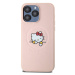 Zadní kryt Hello Kitty PU Kitty Asleep Logo MagSafe pro Apple iPhone 15 Pro Max, pink