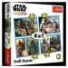 Trefl Puzzle Star Wars - Mandalorian a jeho svět 4v1 (35,48,54,70 dílků)