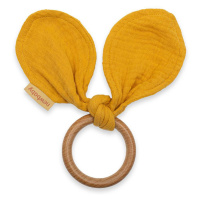 Kousátko ouška New Baby Ears mustard