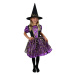 RAPPA Dětský kostým čarodějnice fialovo-černá (S) e-obal