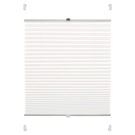Bílá roleta 42,5x150 cm Plisé Verona – Gardinia