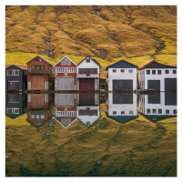 Fotografie Fishing Huts, Carlos Grury Santos, 40 × 40 cm