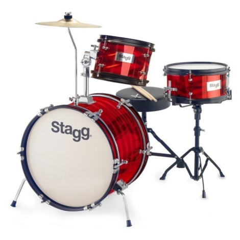 Stagg TIMJR3-16B Red Dětská bicí souprava