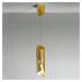 Knikerboker Závěsná lampa Knikerboker Hué LED 8x37 cm zlatý list