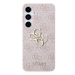 Guess PU 4G Metal Logo Zadní Kryt pro Samsung Galaxy S24 Pink