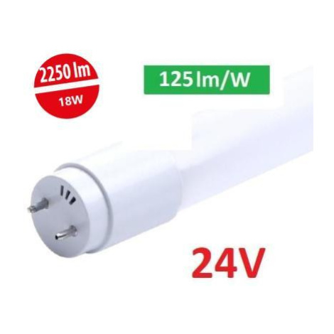 LED trubice LINIO T8 24V - 120 cm - studená bílá - 18W - 2250 lm - glass LED21