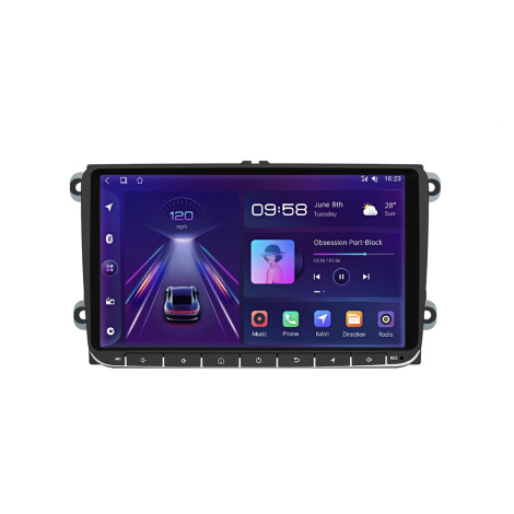 Ossuret 4GB Autorádio Volkswagen, Škoda, Seat, Android Auto, Apple CarPlay, GPS Navigace, WiFi
