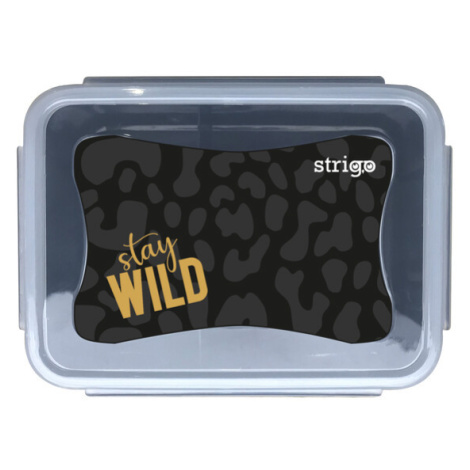 STRIGO - Box na svačinu - Stay Wild černý