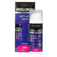 VIVADERM MEN Anti-age hydratační krém Hyaluron a Vitamin E 50ml