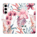 iSaprio flip pouzdro Pink Flowers 02 pro Samsung Galaxy S24+