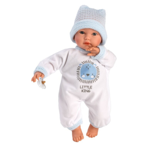 LLORENS - 30009 CUQUITO panenka miminko se zvuky a měkkým látkovým tělem - 30 cm