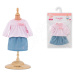 Oblečení sada Top & Skirt Bébé Corolle pro 30cm panenku od 18 měsíců