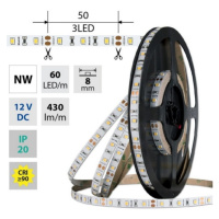 LED pásek McLED 12V neutrální bílá CRI90 š=8mm IP20 4,8W/m 60LED/m SMD2835 ML-121.830.60.2