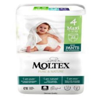 MOLTEX Pure&Nature Kalhotky plenkové jednorázové 4 Maxi (7-12 kg) 22 ks