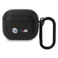 Pouzdro BMW AirPods 3 gen cover Black Leather Curved Line (BMA322PVTK)