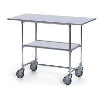 HelgeNyberg Pozinkovaný stolový vozík, d x š x v 1200 x 600 x 900 mm, šedá, od 5 ks