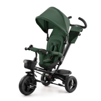 Tříkolka Kinderkraft Aveo Malachite Green s vodicí tyčí