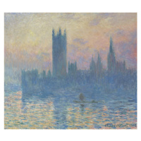 Obrazová reprodukce The Houses of Parliament / Sunset (1903), Claude Monet, 40 × 35 cm