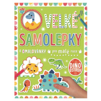 Velké samolepky a omalovánky pro malé ruce Dino ostrov - Stuart Lynch